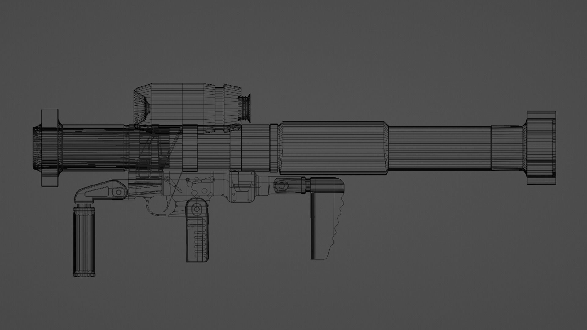 Ultimate Panzerfaust 3 Rocket Launcher Pack Low-poly 3D model_9