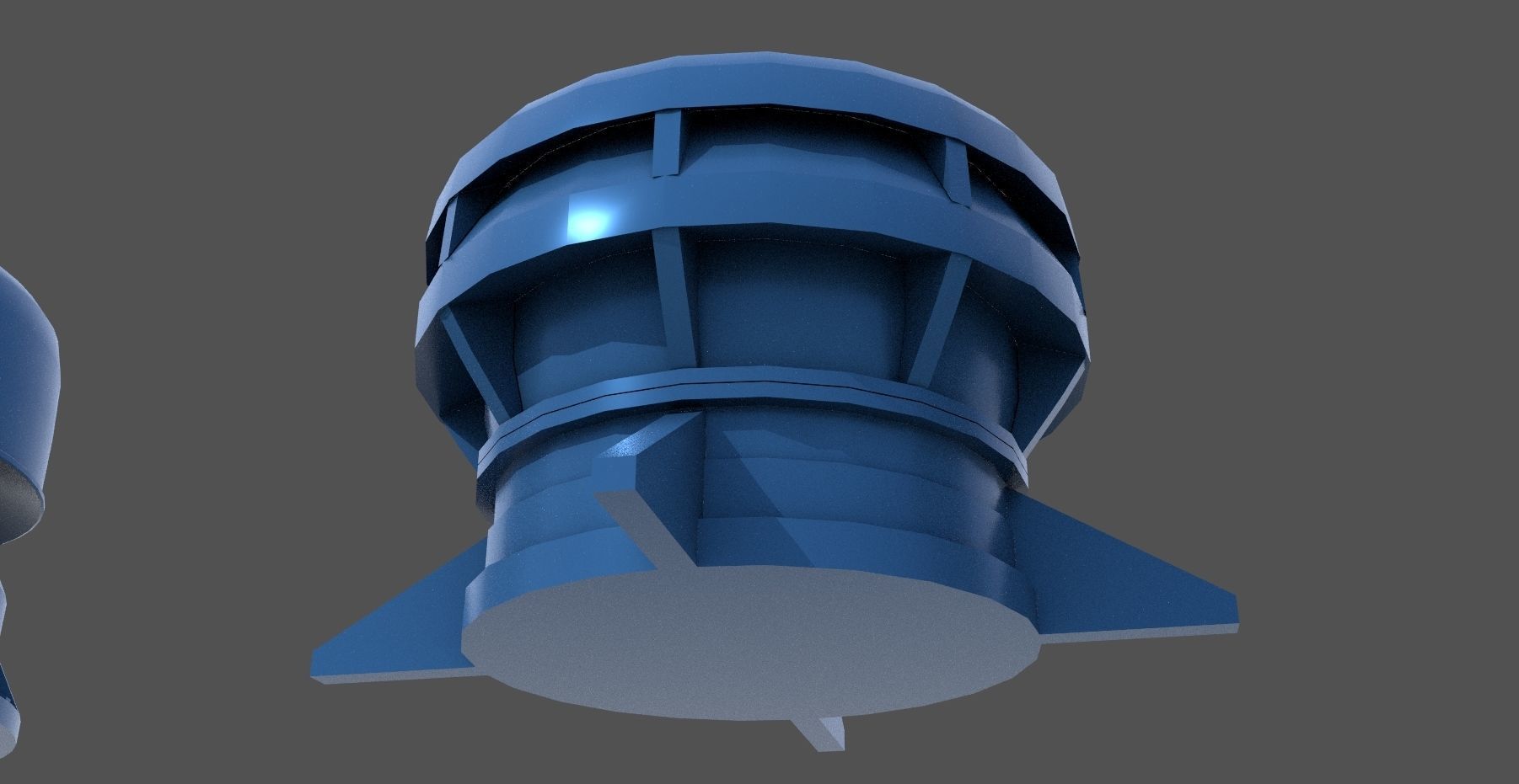WW2 Italian naval mushroom - Personal license - 1-200 scale 3D print model_5