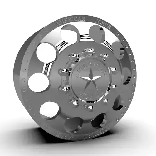 AMERICAN FORCE 5 HOLES DRW WHEEL 3D print model