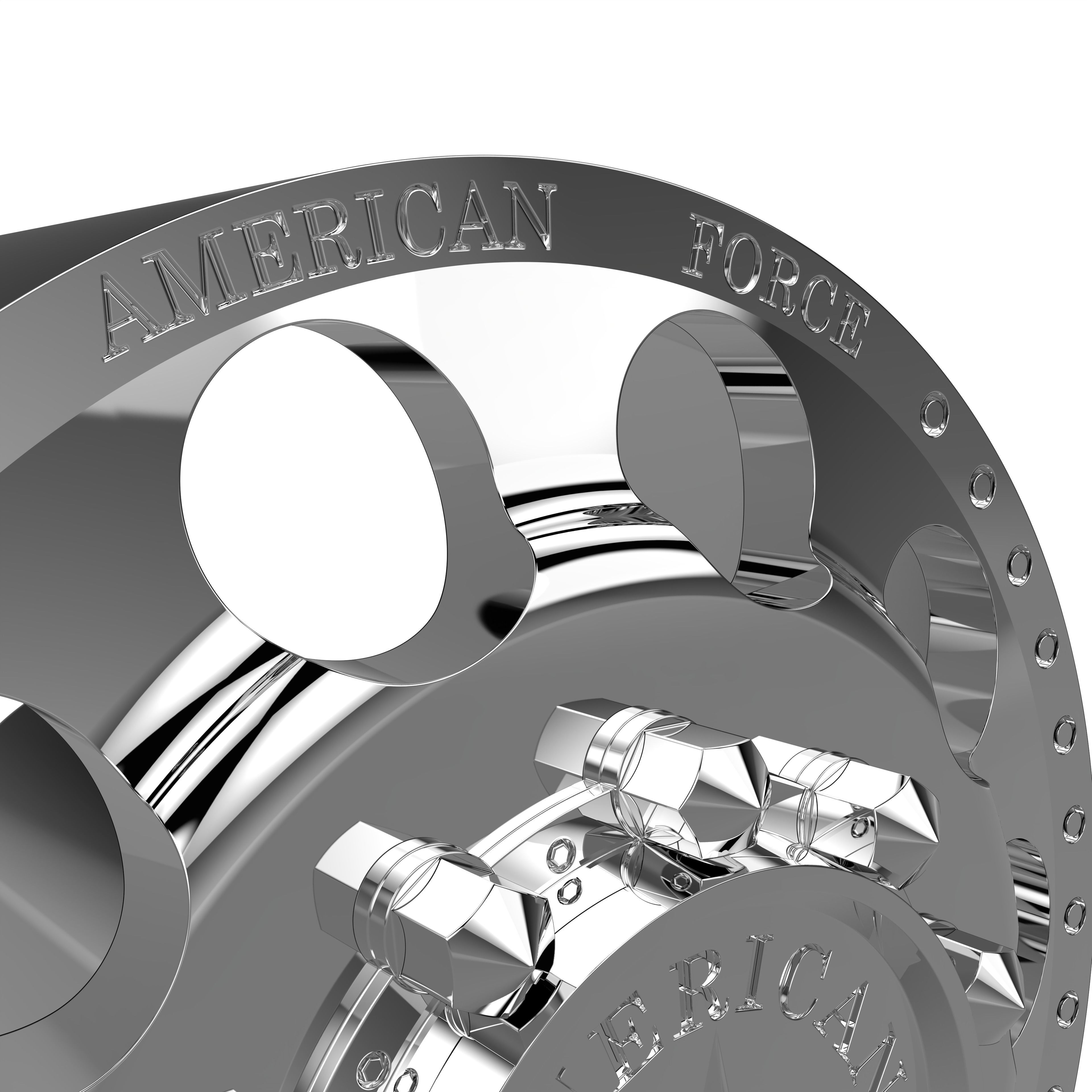 AMERICAN FORCE 5 HOLES DRW WHEEL 3D print model_5