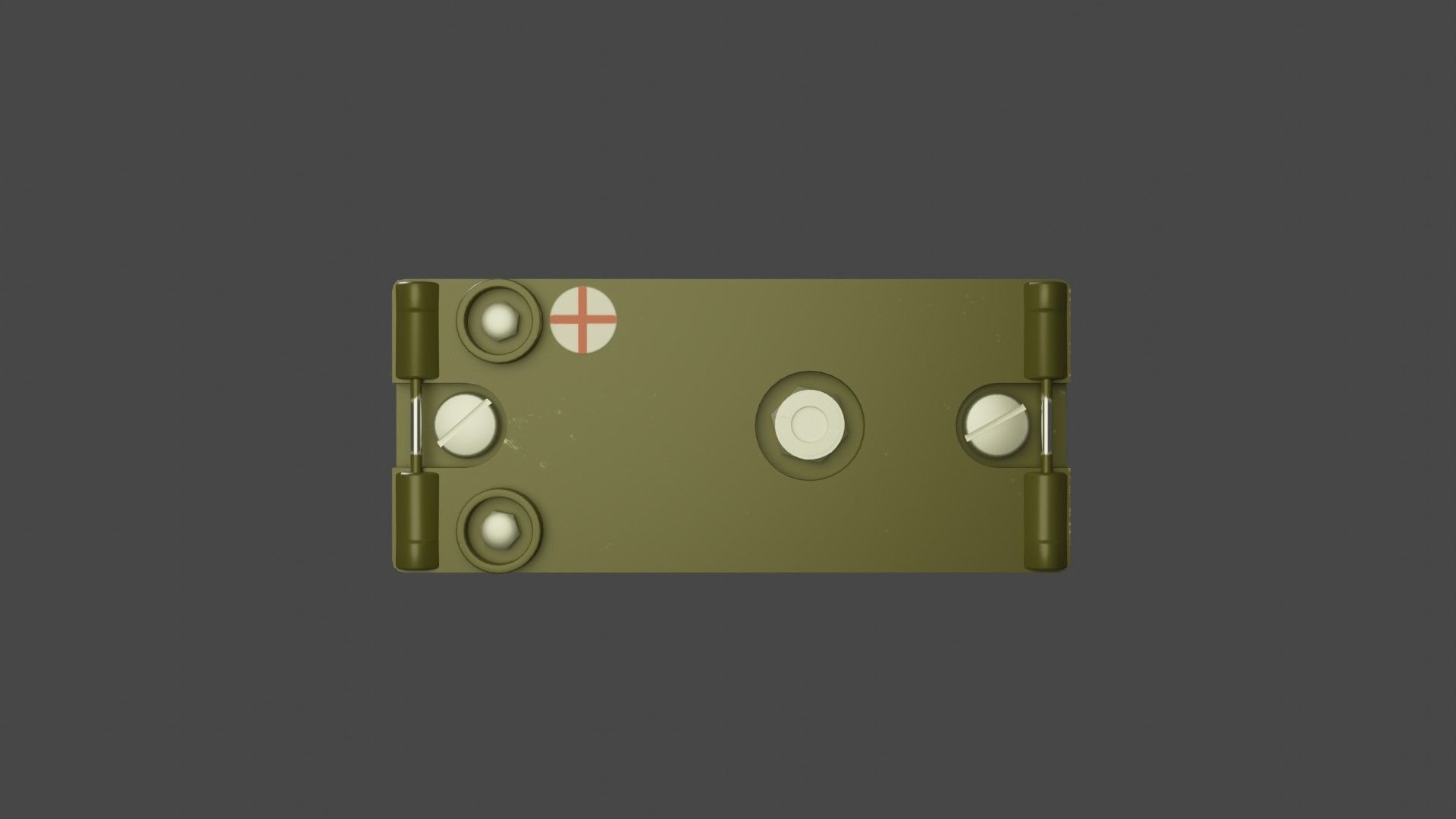 Racal MA-4204 Time-division voice scrambler Low-poly 3D model_3