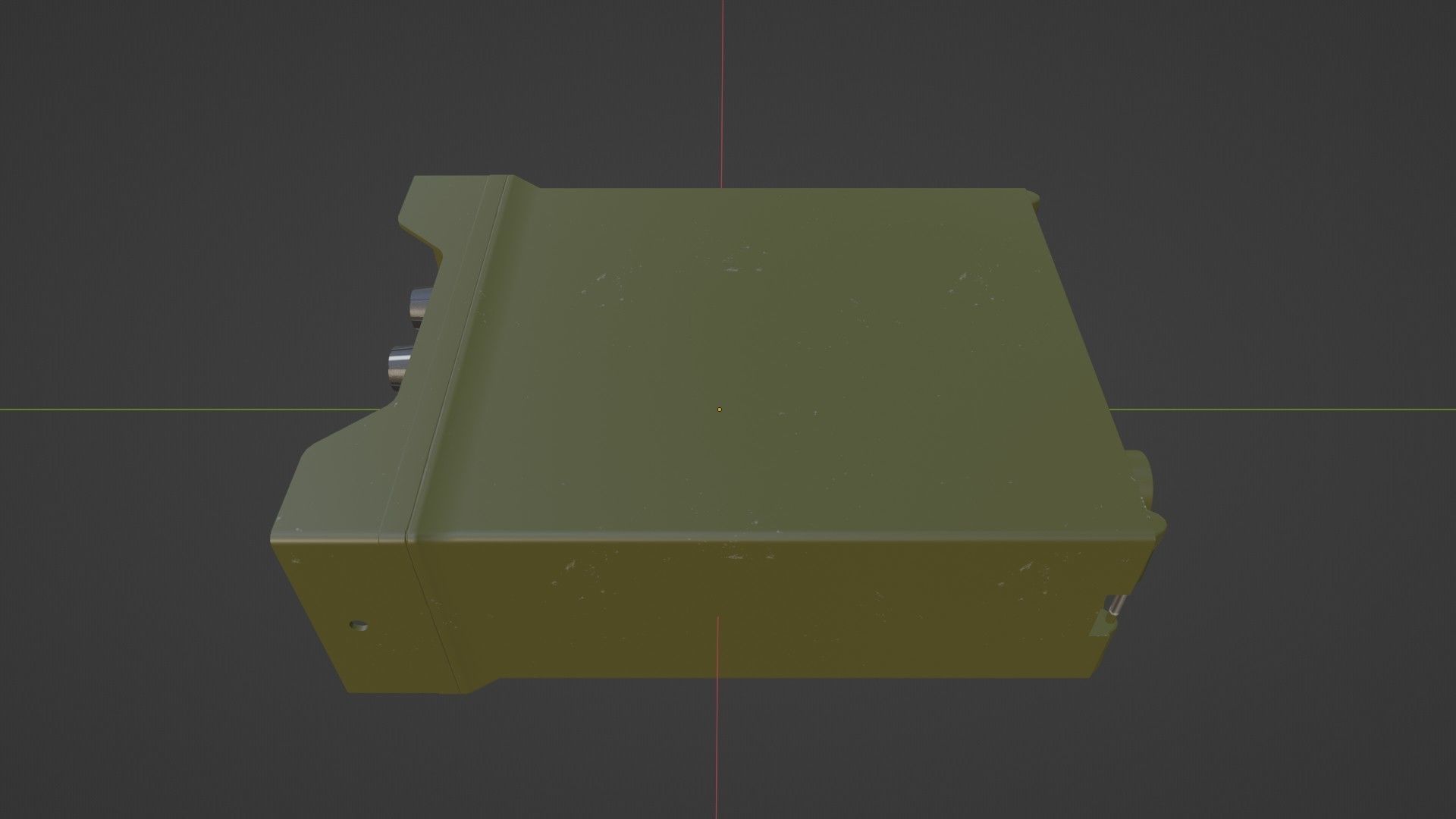 Racal MA-4204 Time-division voice scrambler Low-poly 3D model_14