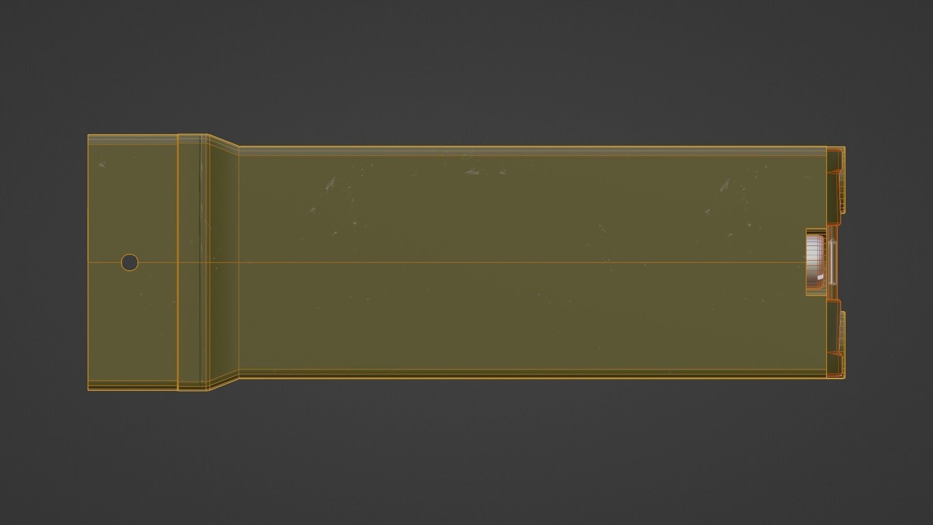 Racal MA-4204 Time-division voice scrambler Low-poly 3D model_7