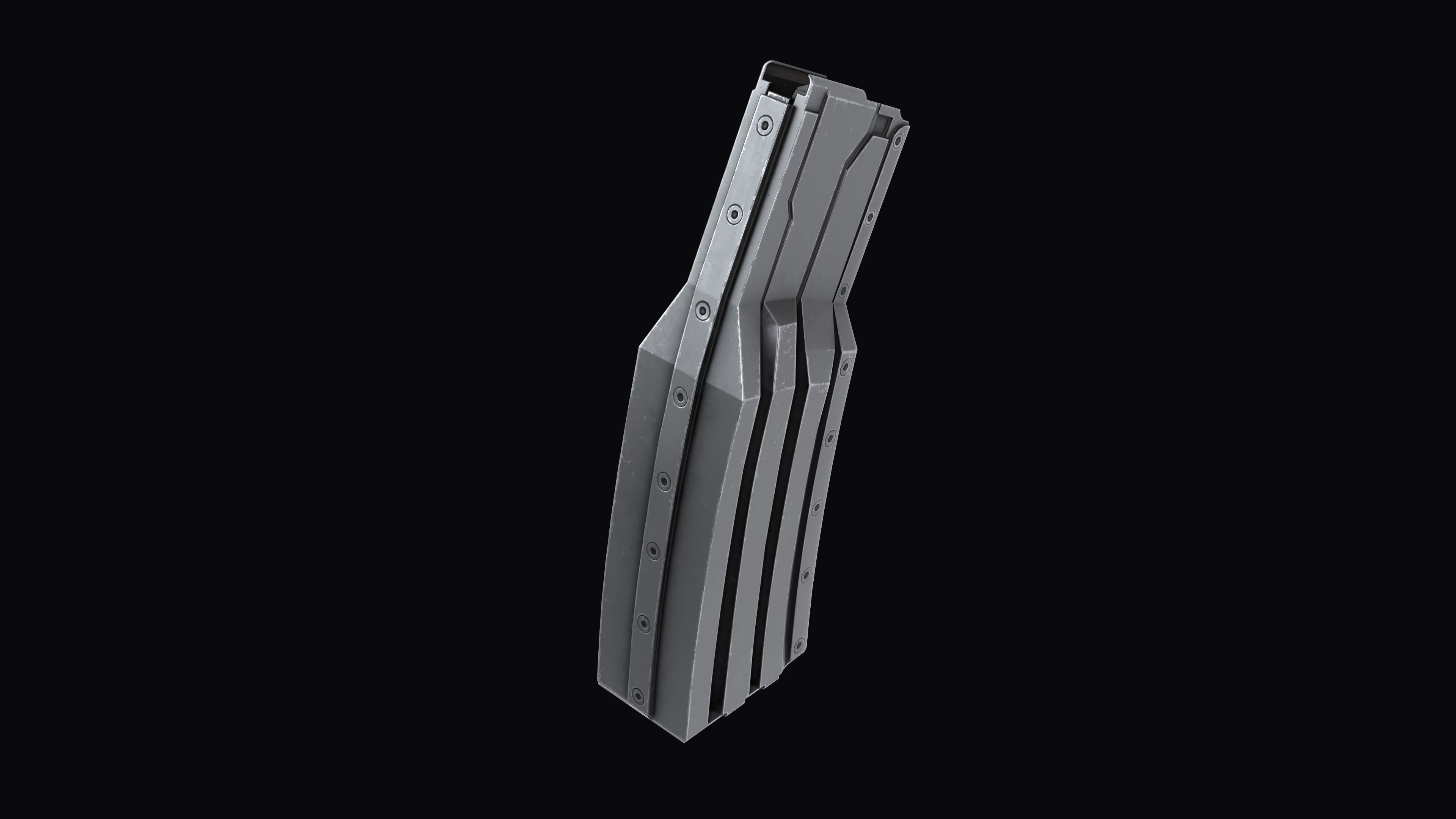 Surefire MAG5-60 Stanag magazine M4 AR Low-poly 3D model_5