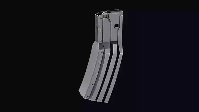 Surefire MAG5-60 Stanag magazine M4 AR Low-poly 3D model