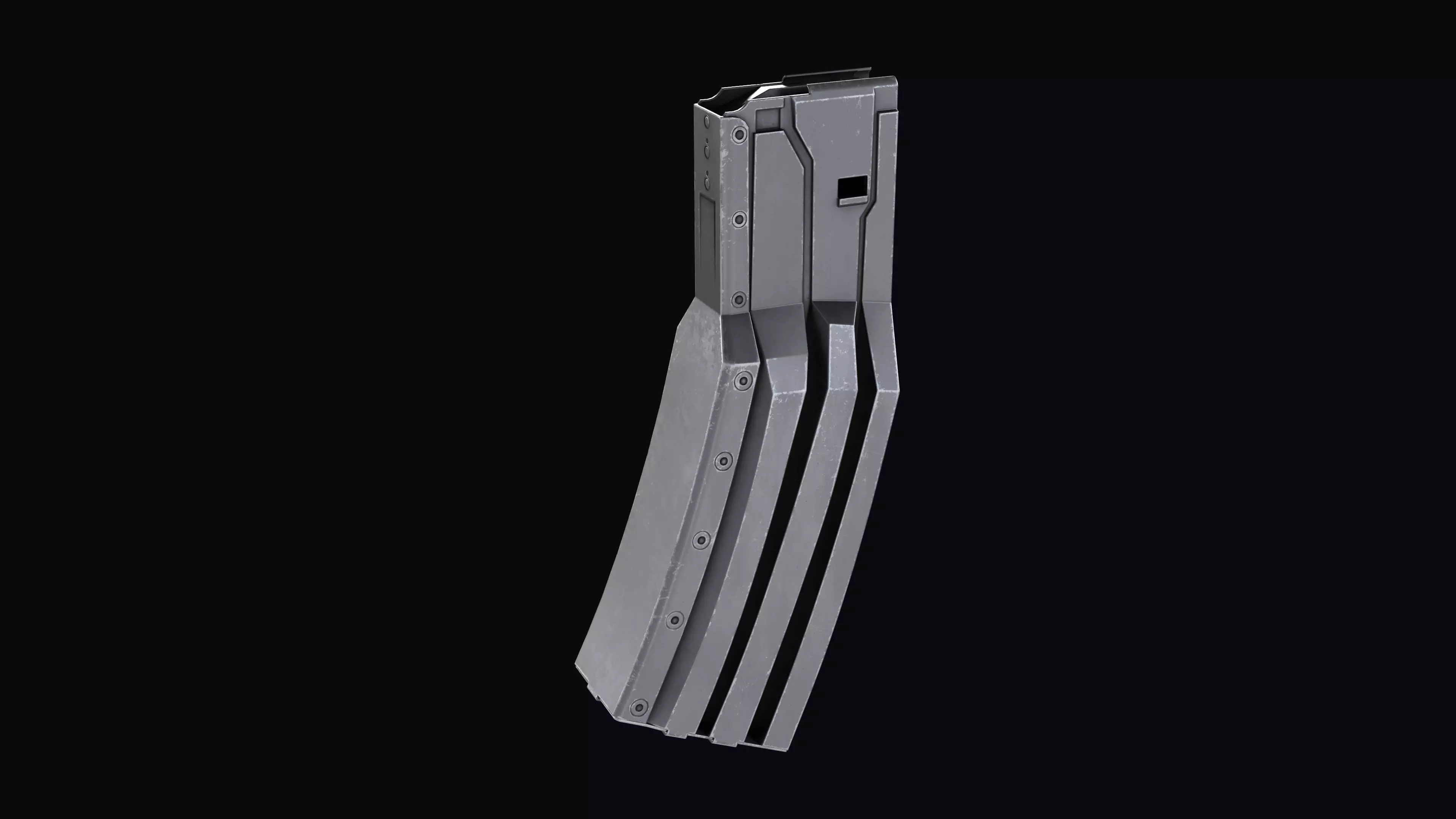 Surefire MAG5-60 Stanag magazine M4 AR Low-poly 3D model_0