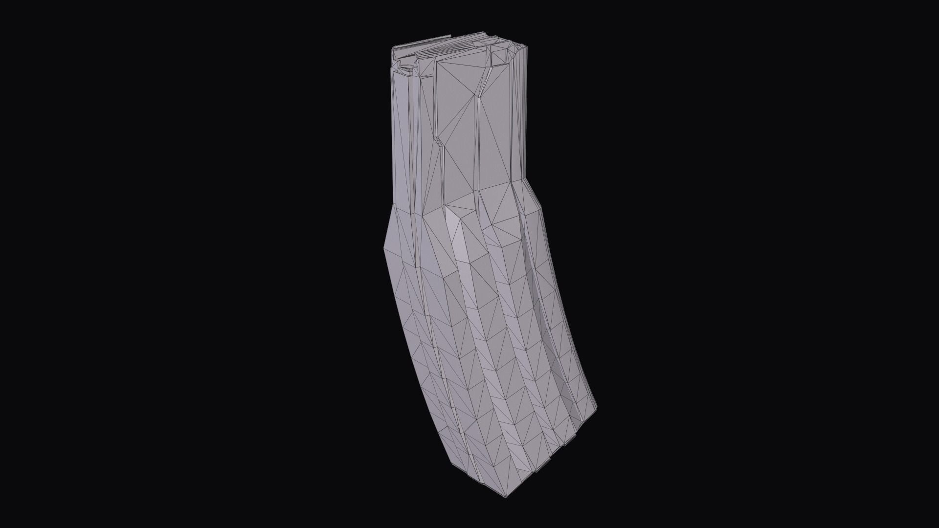 Surefire MAG5-60 Stanag magazine M4 AR Low-poly 3D model_13