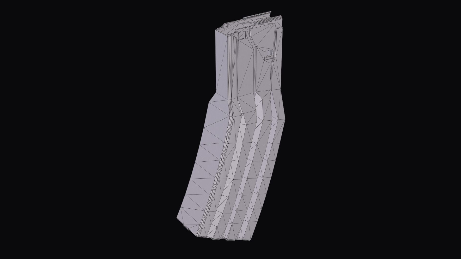 Surefire MAG5-60 Stanag magazine M4 AR Low-poly 3D model_12