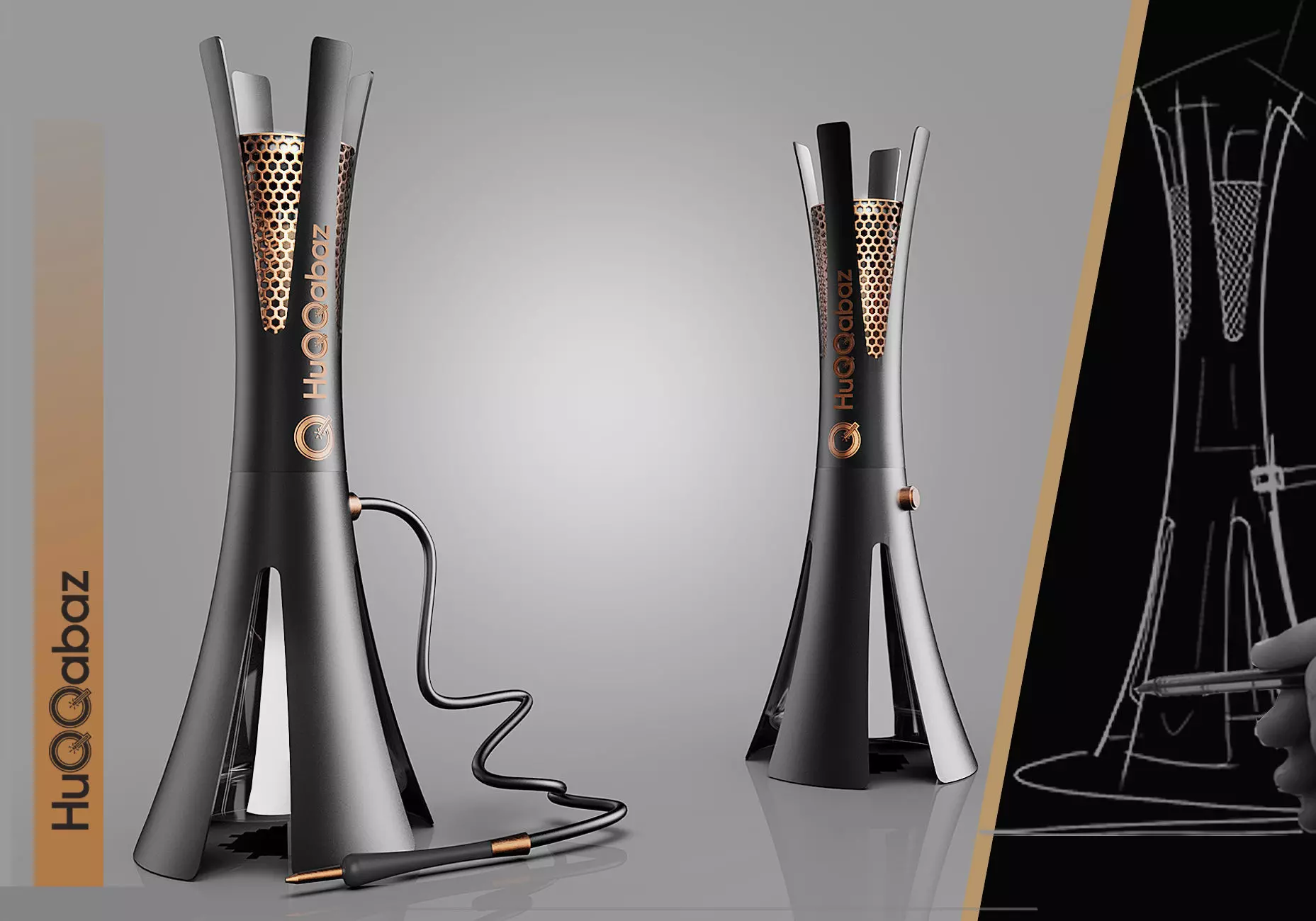 Hookah 3d NEW Design - very special product 3D model_0