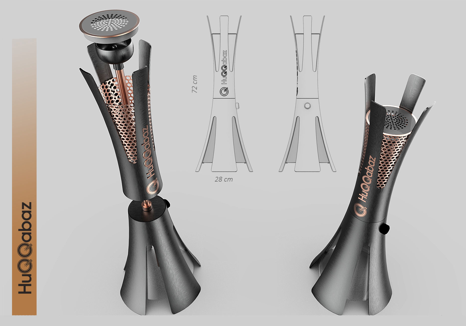 Hookah 3d NEW Design - very special product 3D model_1
