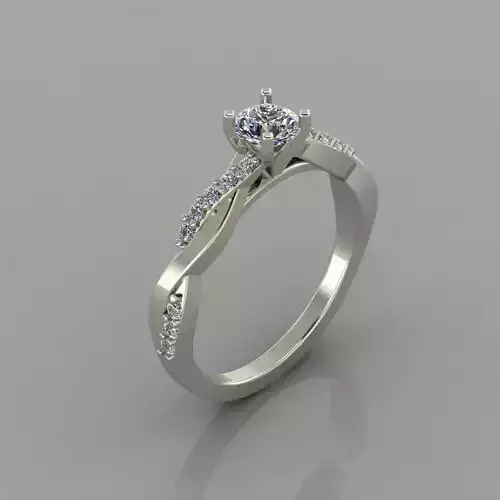 Engagement Solitaire Ring for wedding 32