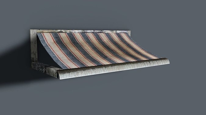 Small awning Free low-poly 3D model