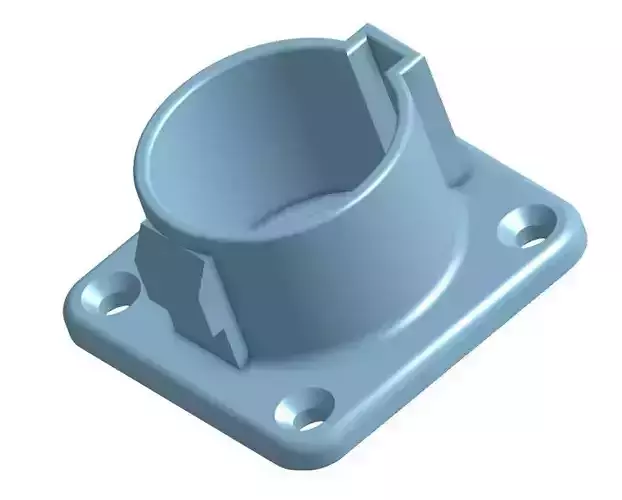 J1772 EV Plug Mount 3D print model