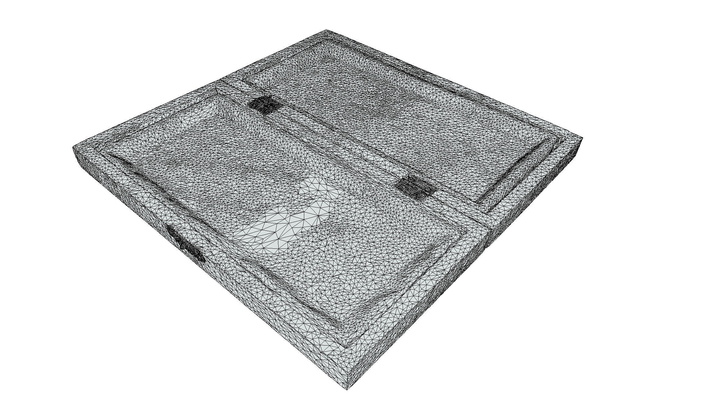 Chessboard 01 - Optimized Scan Low-poly 3D model_10