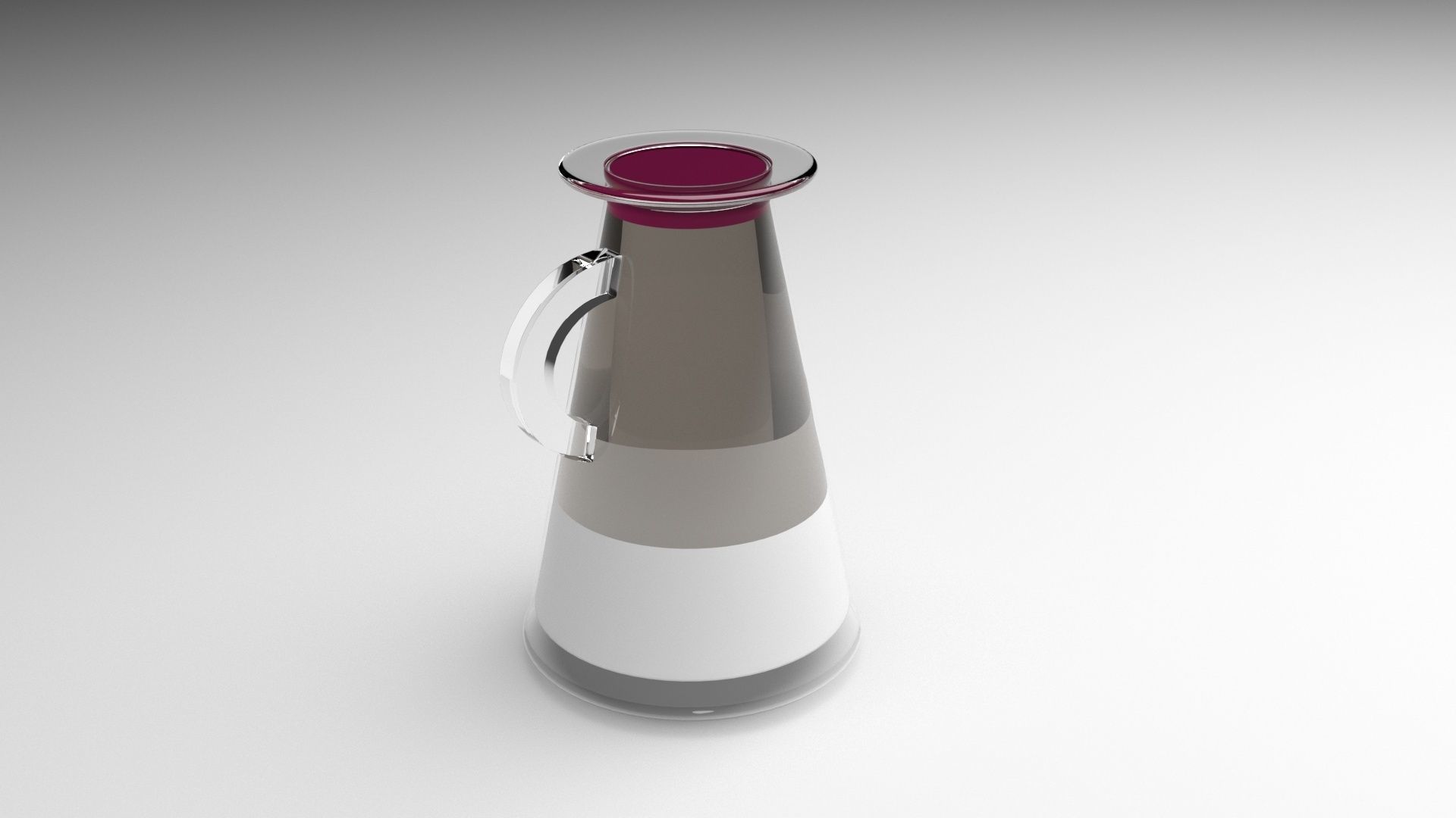 Latte In Latte Cup 3D model_5