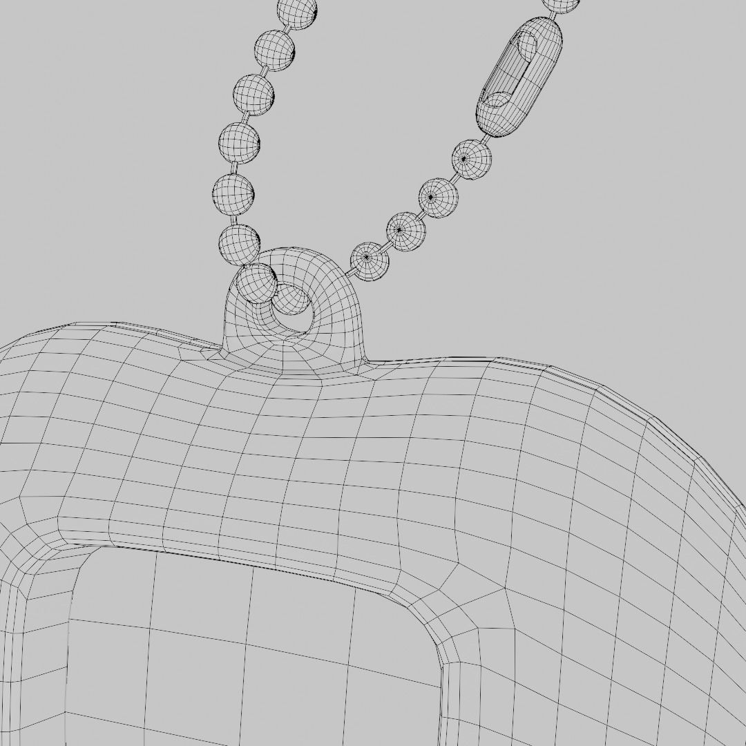 Tamagochi Pink Handheld Toy Low-poly 3D model_9