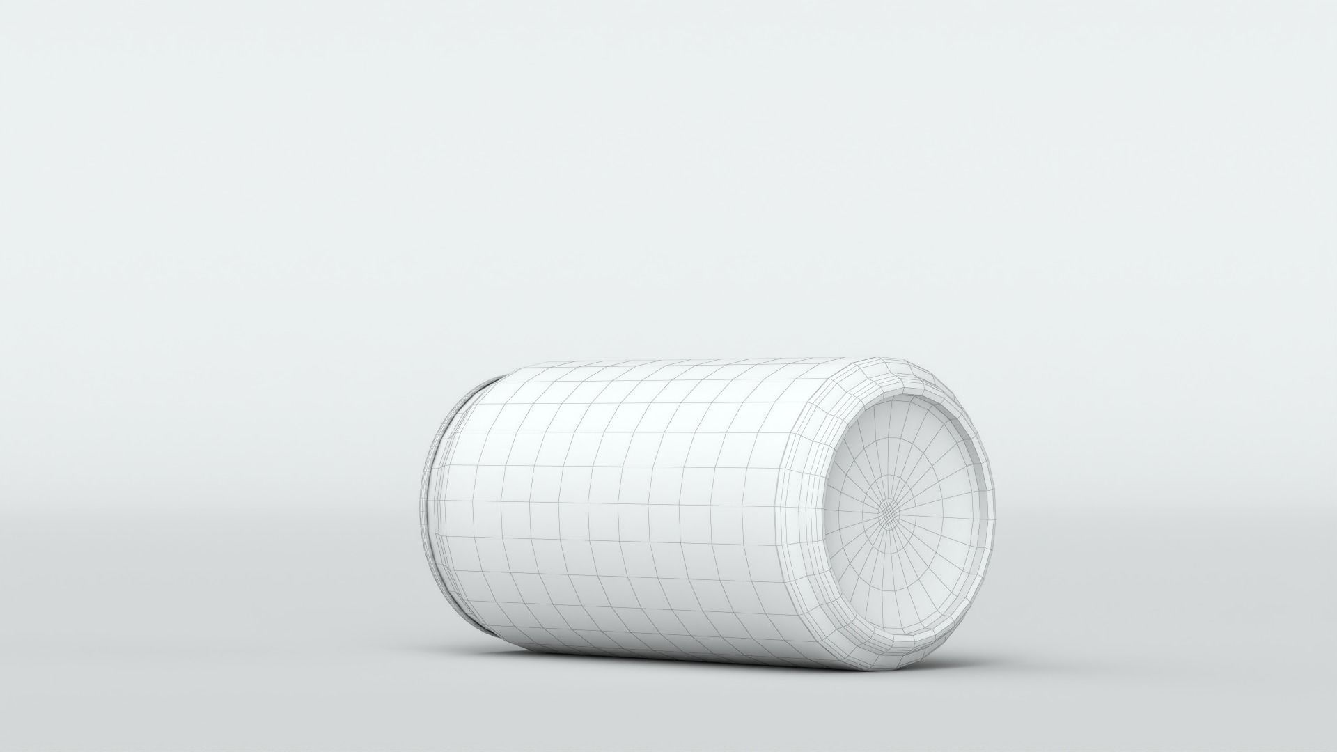 Coca Cola can 75 oz 3D model_9