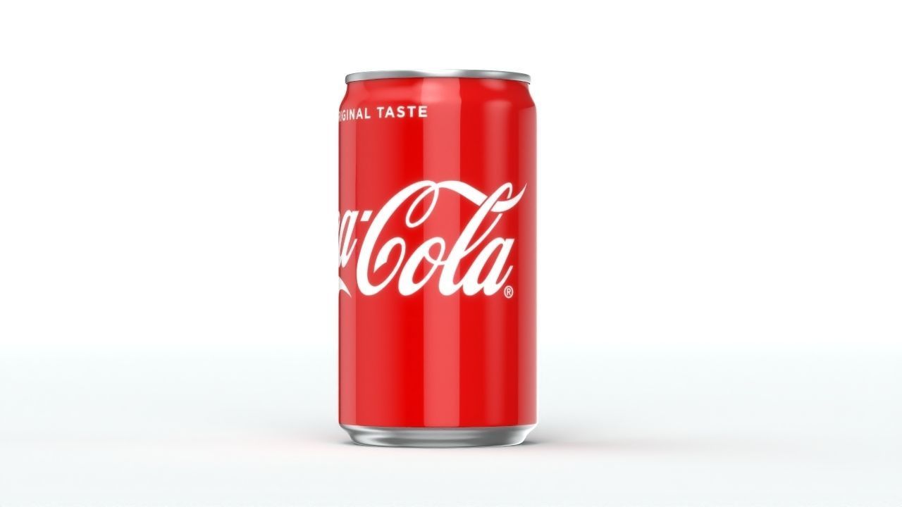 Coca Cola can 75 oz 3D model_1