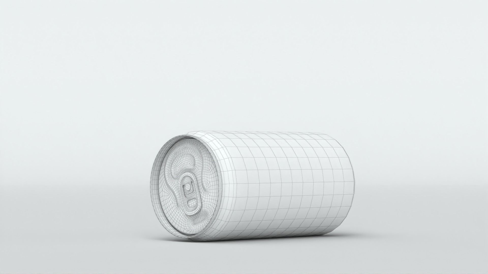 Coca Cola can 75 oz 3D model_7