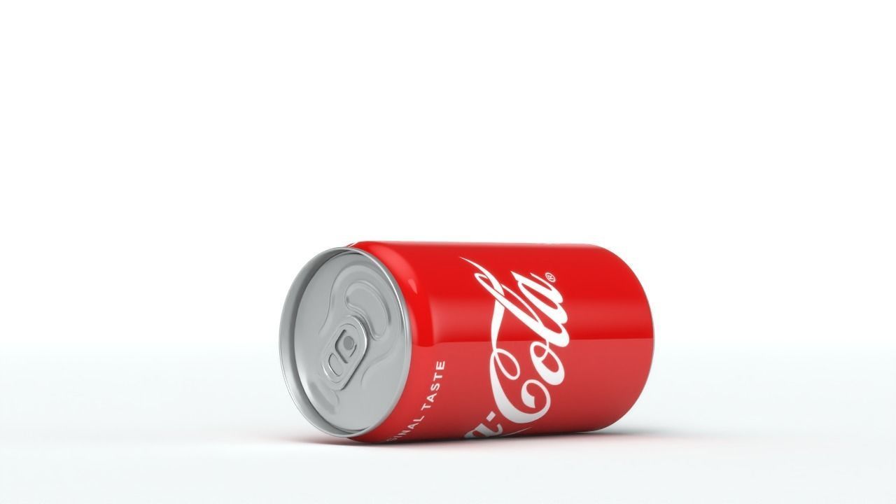 Coca Cola can 75 oz 3D model_5
