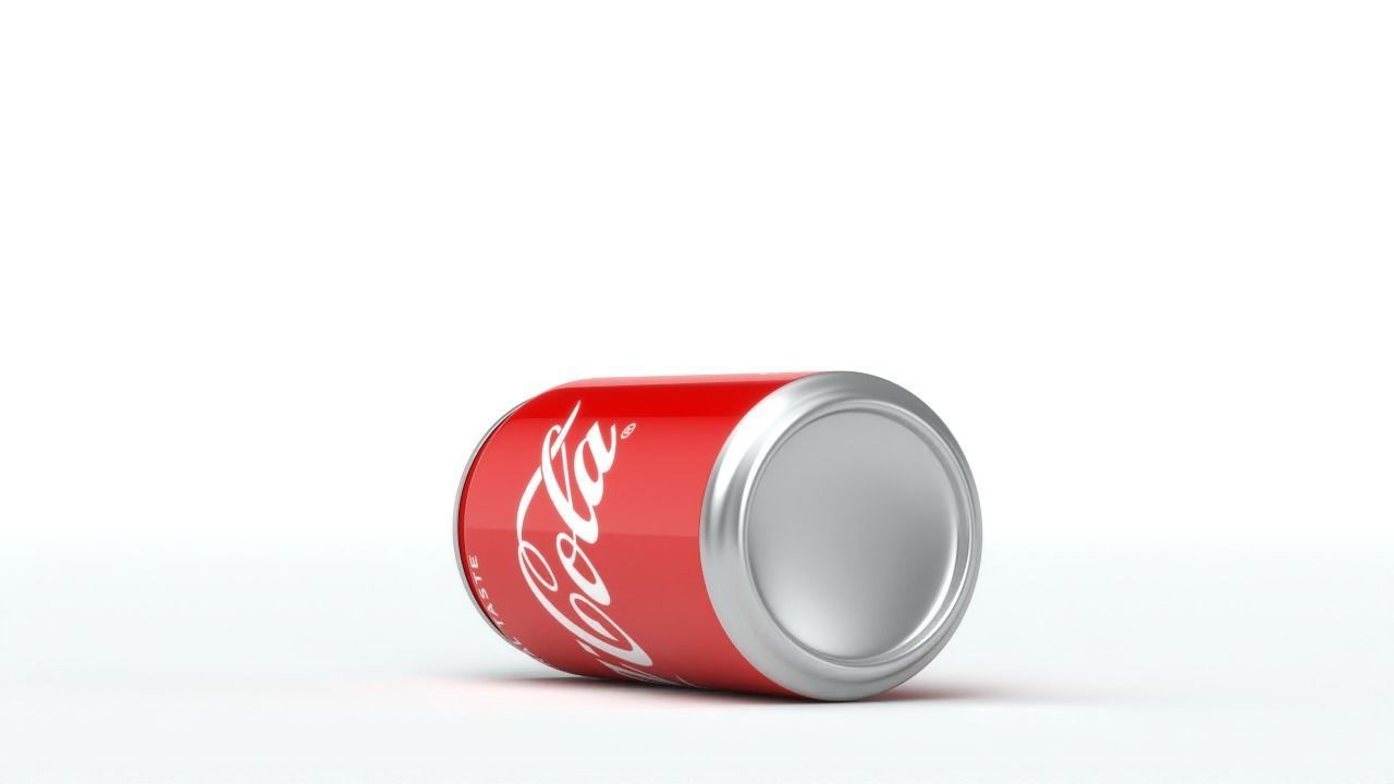 Coca Cola can 75 oz 3D model_6