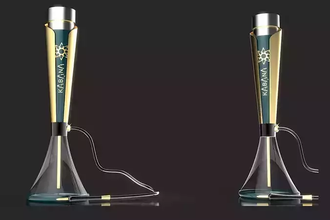 Hookah 3d NEW Design - very special product 3D model 3D model