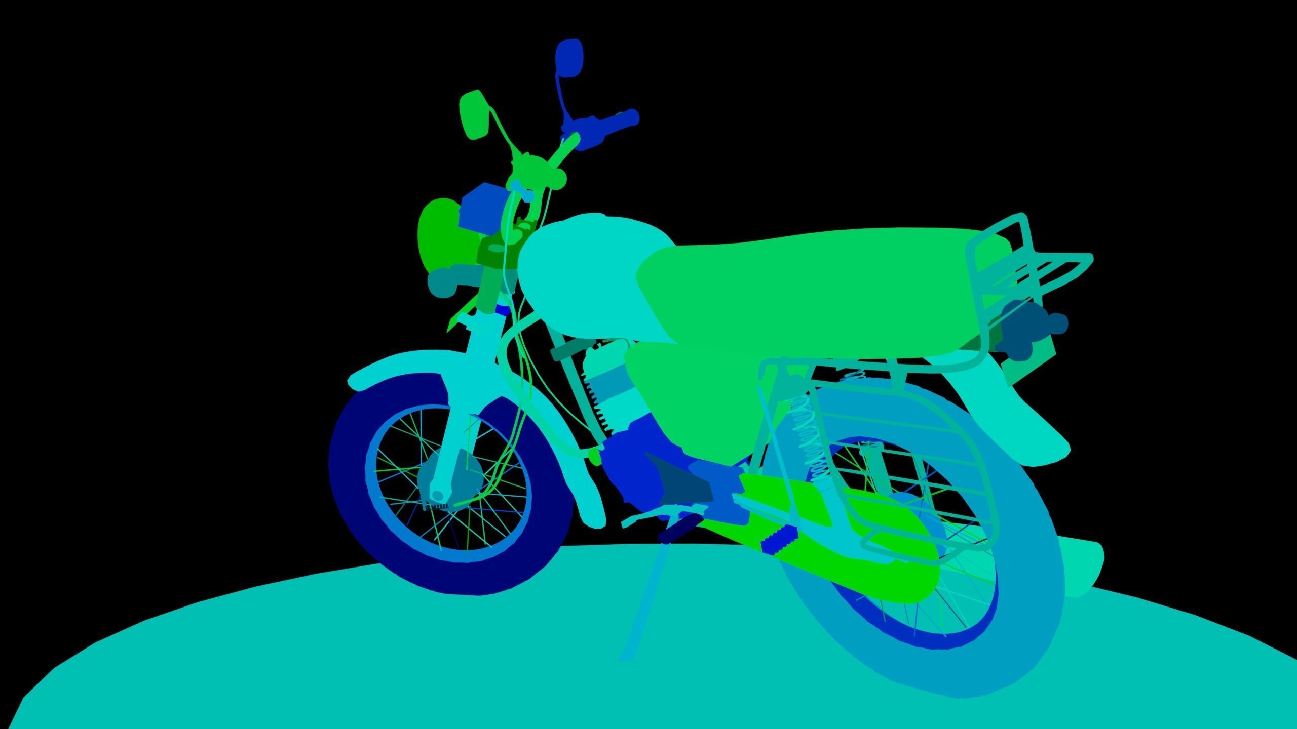 Rusty Bike 3D model_5