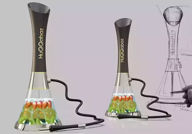 Hookah 3d NEW Design - very special product 3D model 3D model
