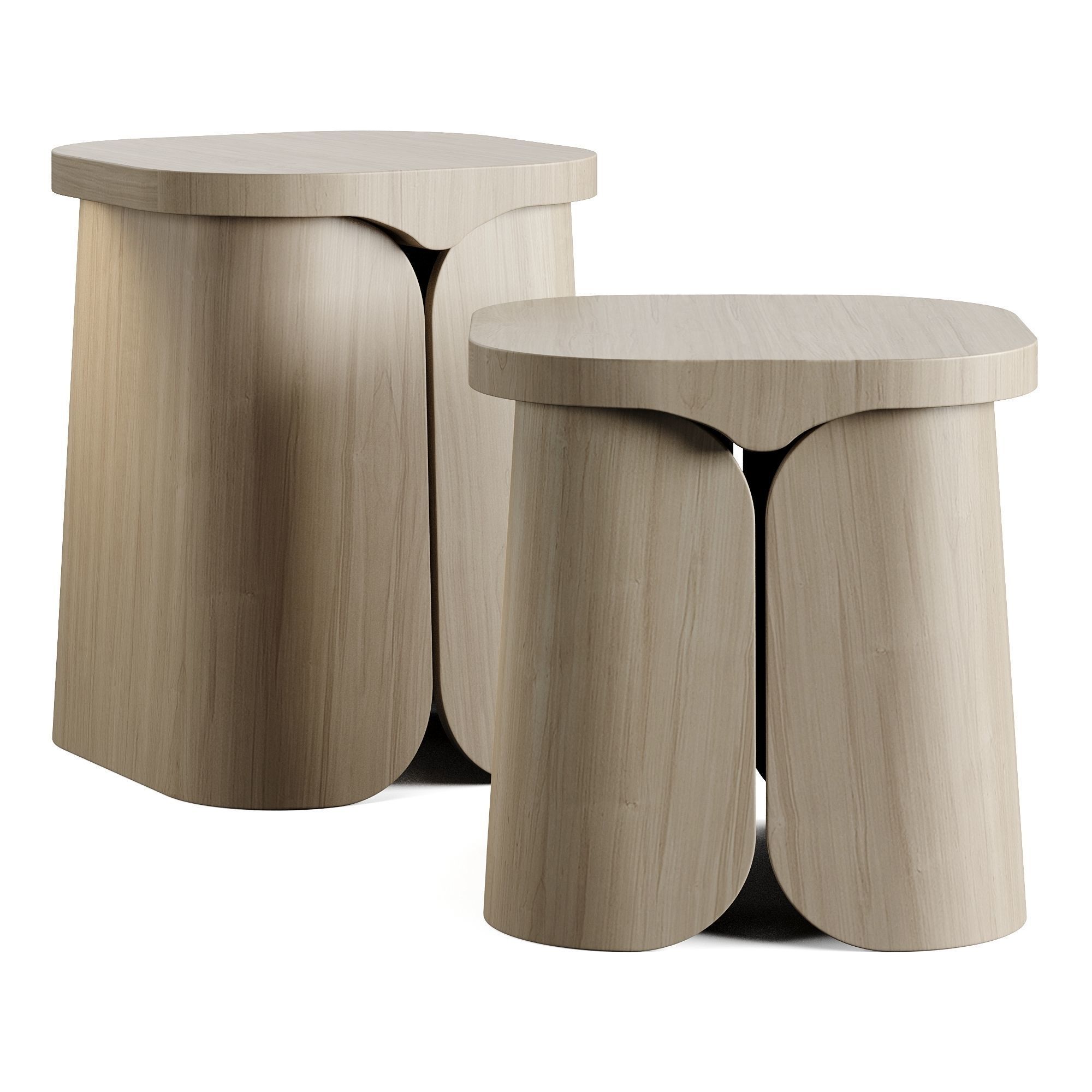 Collection Particuliere MIO Side Table Low-poly 3D model_2