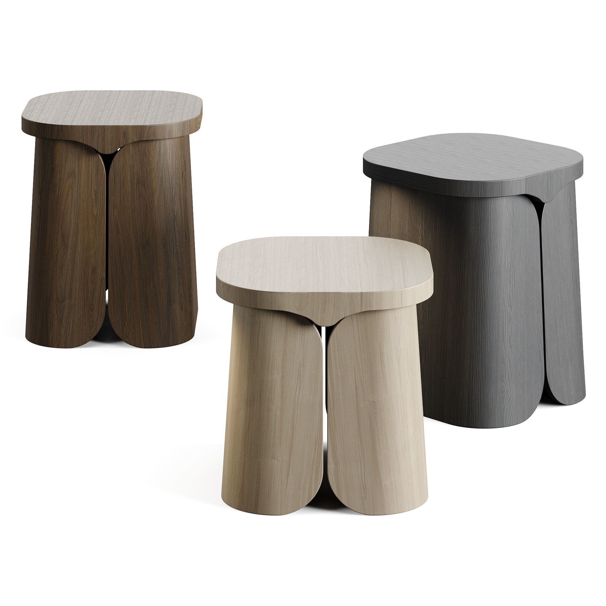 Collection Particuliere MIO Side Table Low-poly 3D model_3