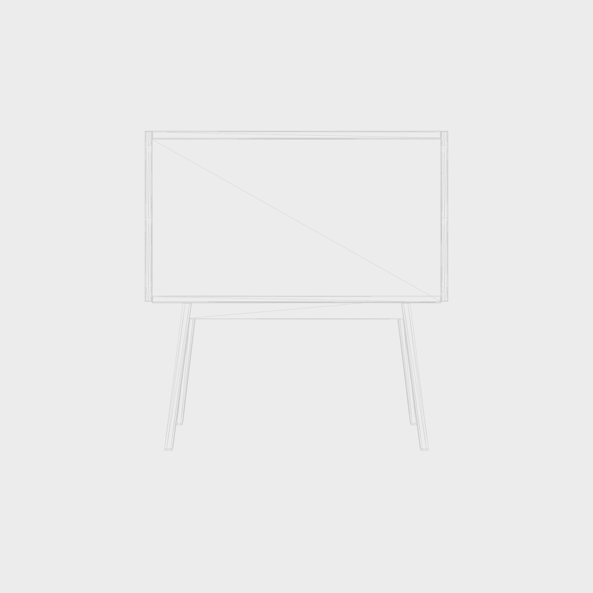 3D Model of a cabinet in MDF and meranti wood Low-poly 3D model_6