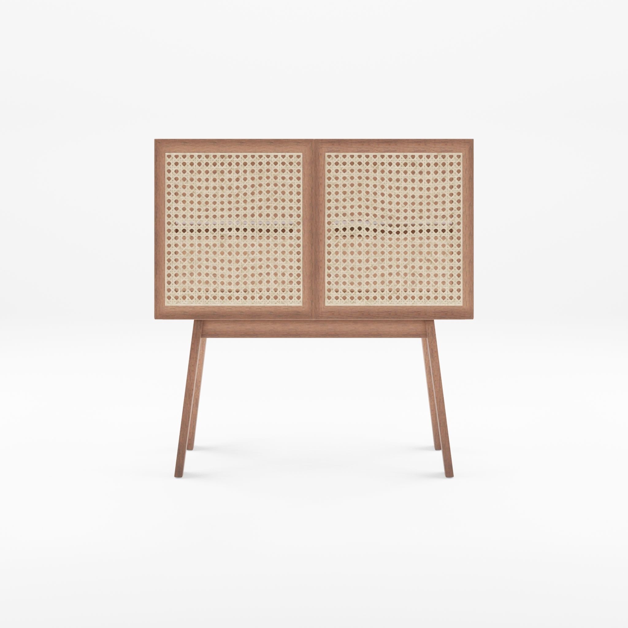 3D Model of a cabinet in MDF and meranti wood Low-poly 3D model_2