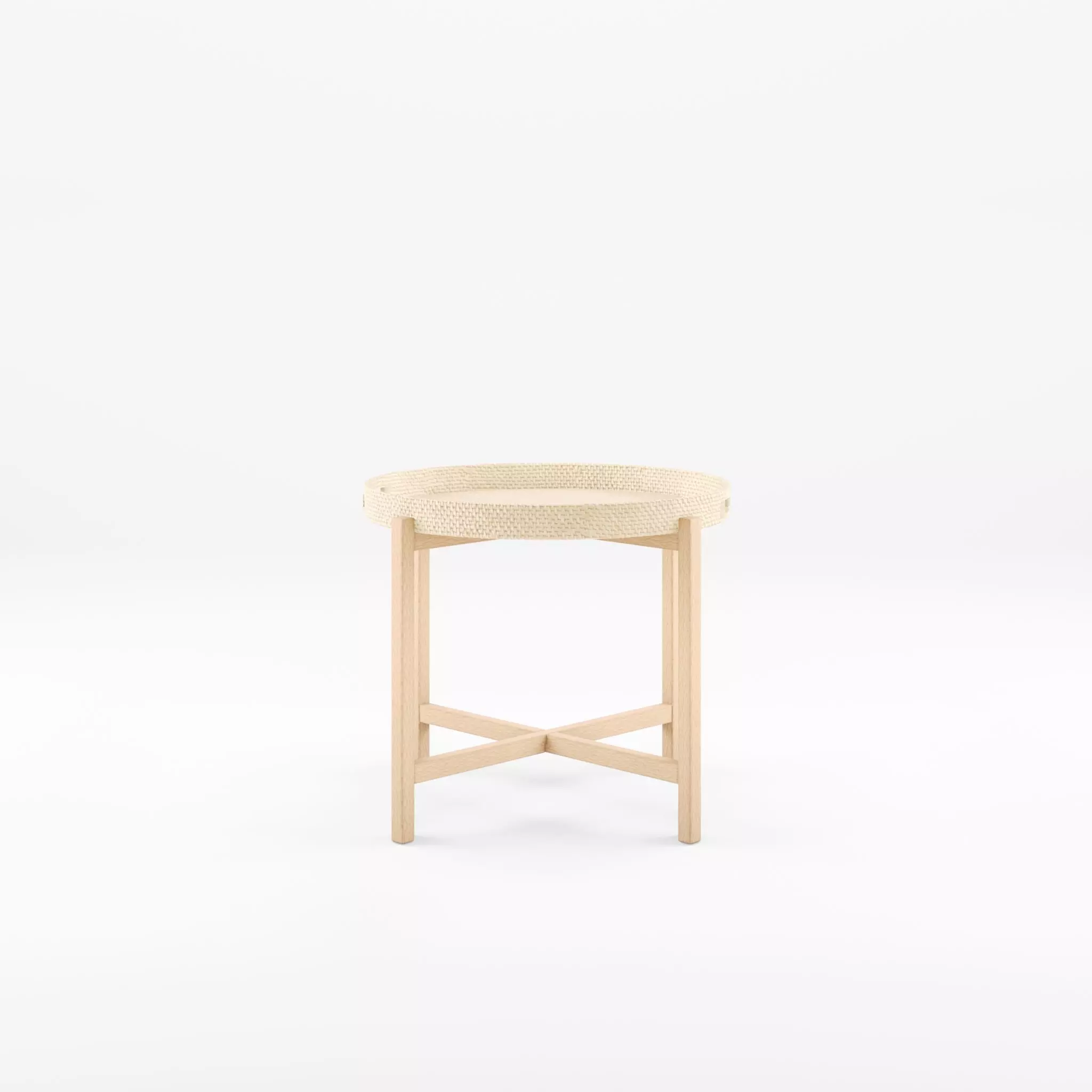 3D Model of Table with a frame Low-poly 3D model_0