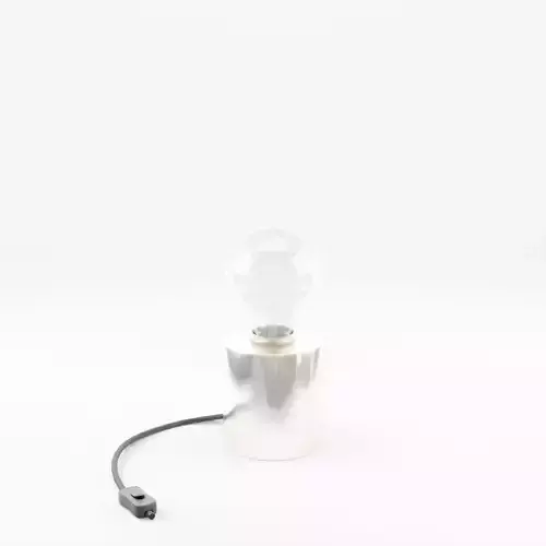 3D Model of Small cylindrical metal lamp base Low-poly 3D model 3D Model of Small cylindrical metal lamp base Low-poly 3D model