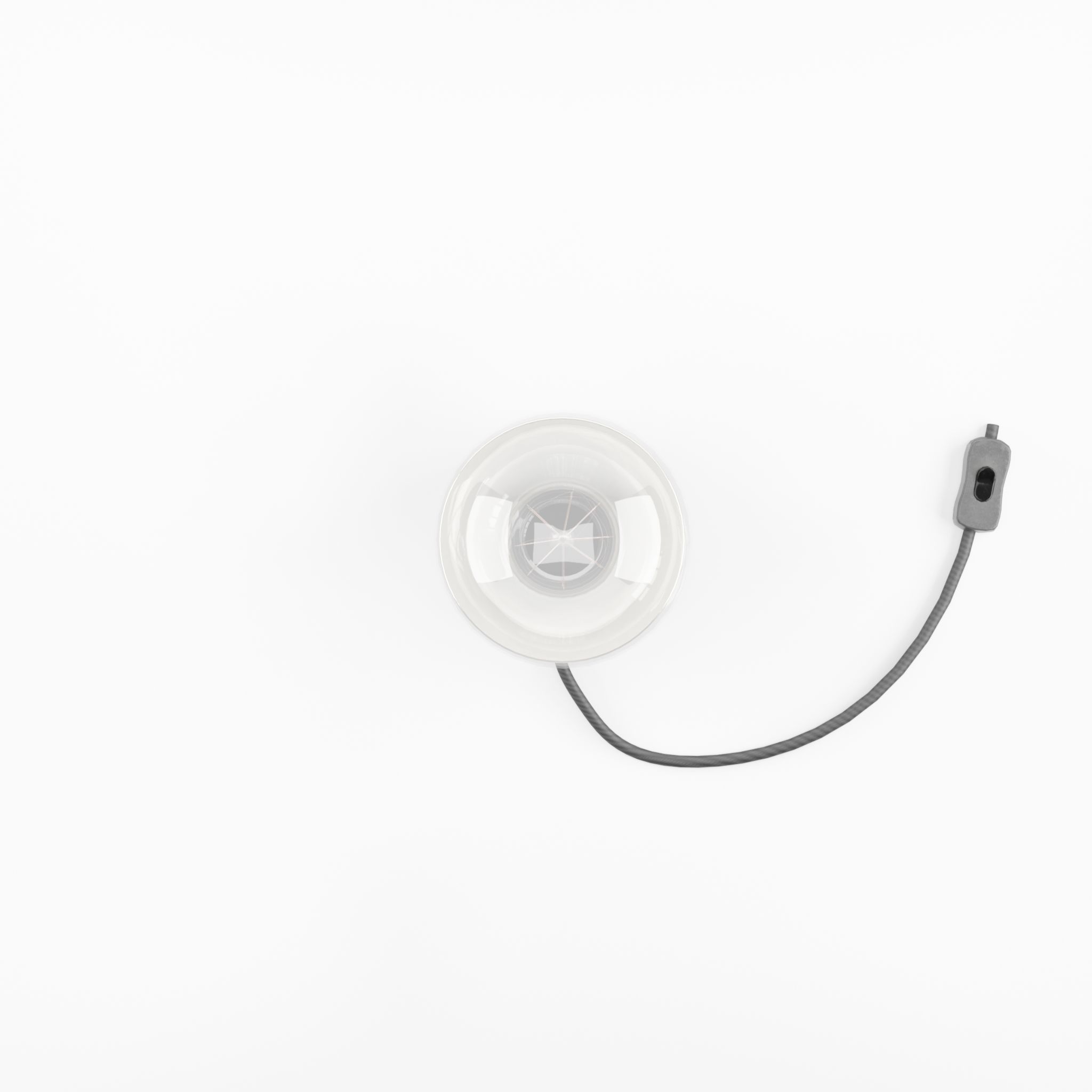 3D Model of Small cylindrical metal lamp base Low-poly 3D model_4