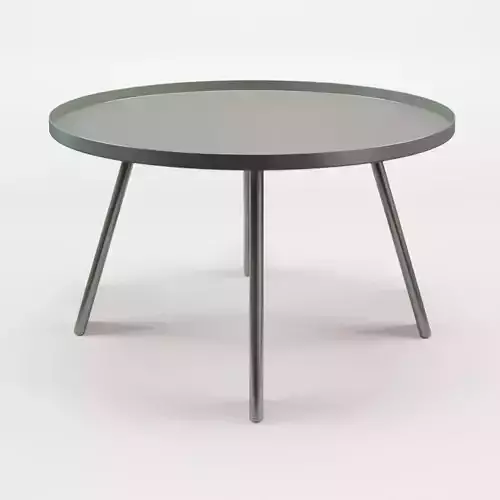 3D Model of a low side table in painted metal