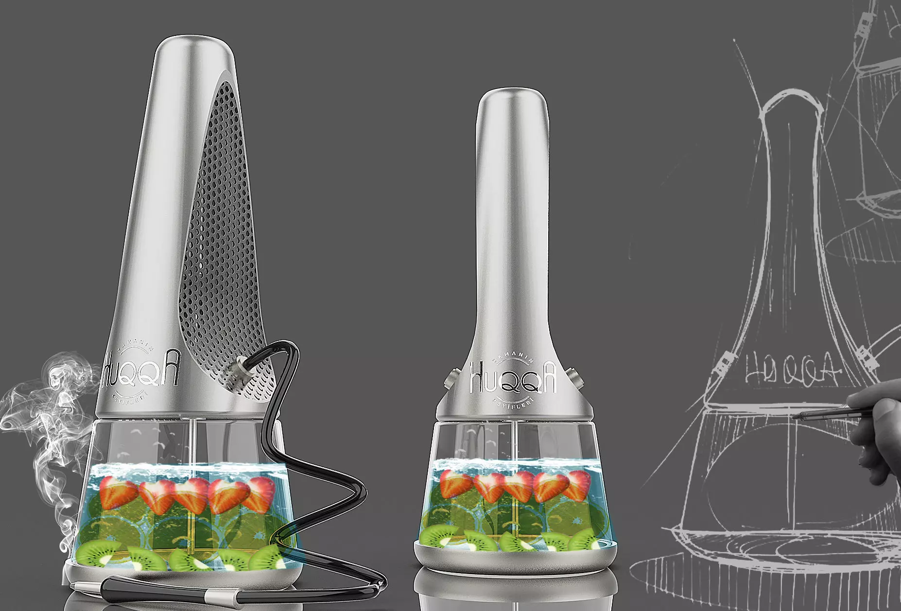 Hookah 3d NEW Design - very special product 3D model 3D model