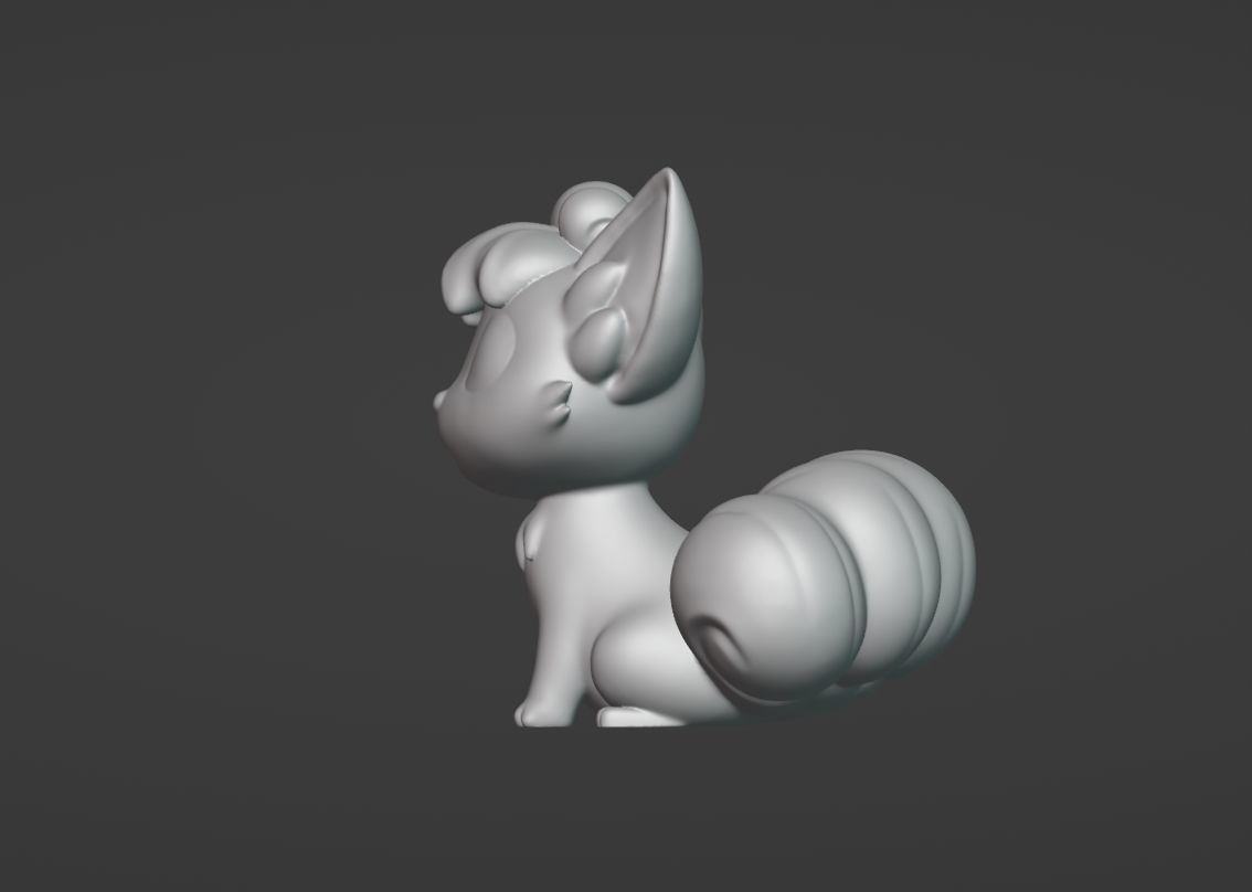 Vulpix - 3D print 3D print model_7