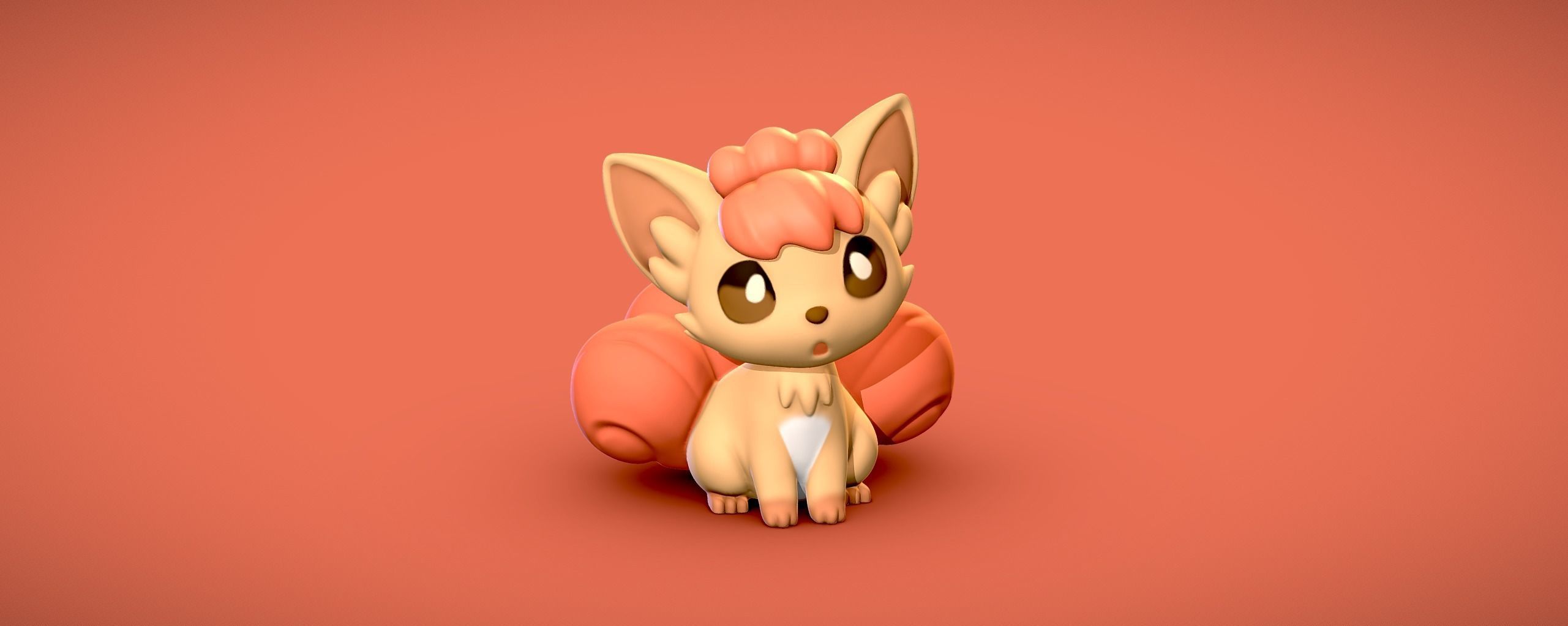 Vulpix - 3D print 3D print model_6