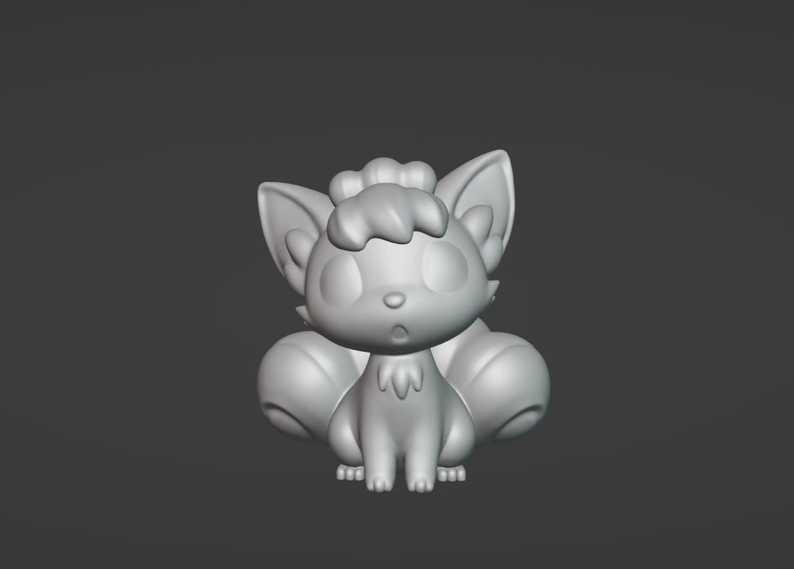 Vulpix - 3D print 3D print model_10