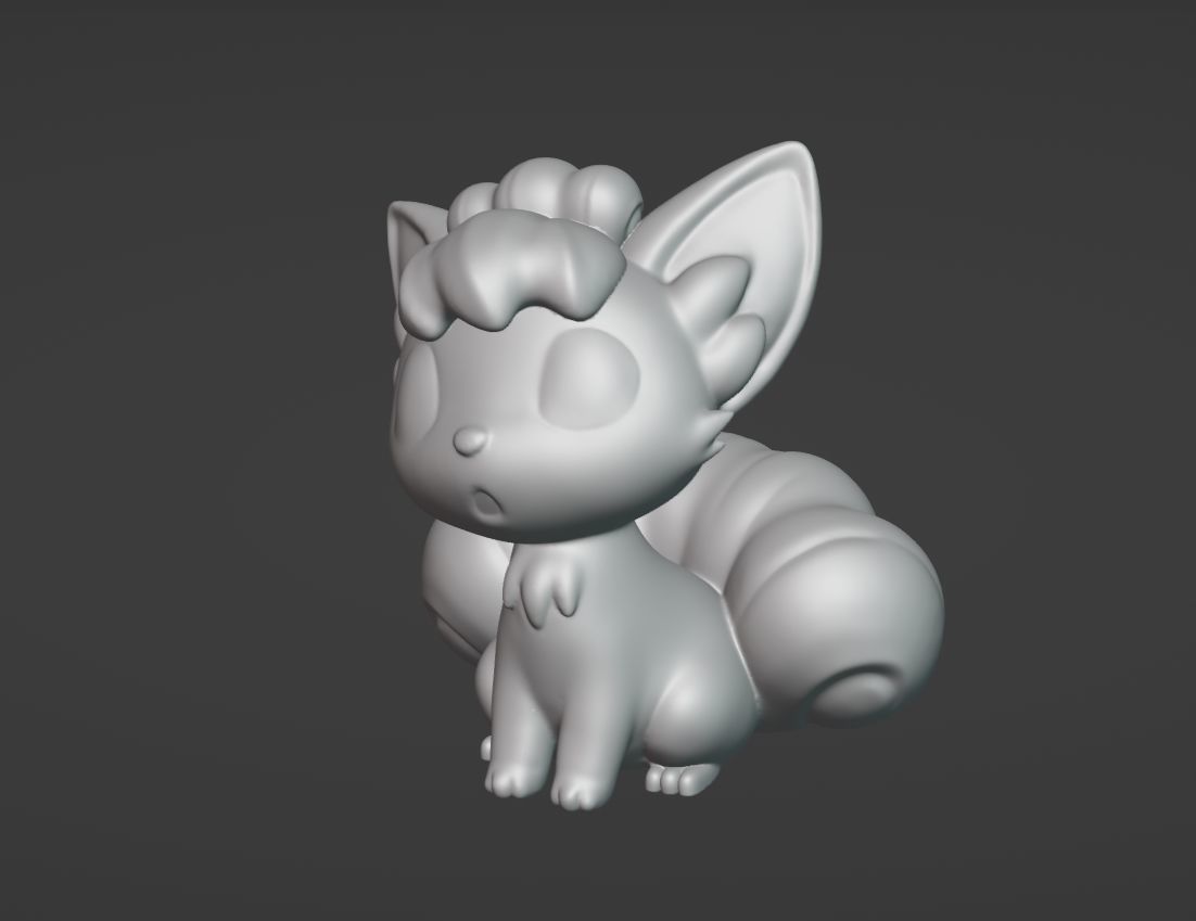 Vulpix - 3D print 3D print model_12