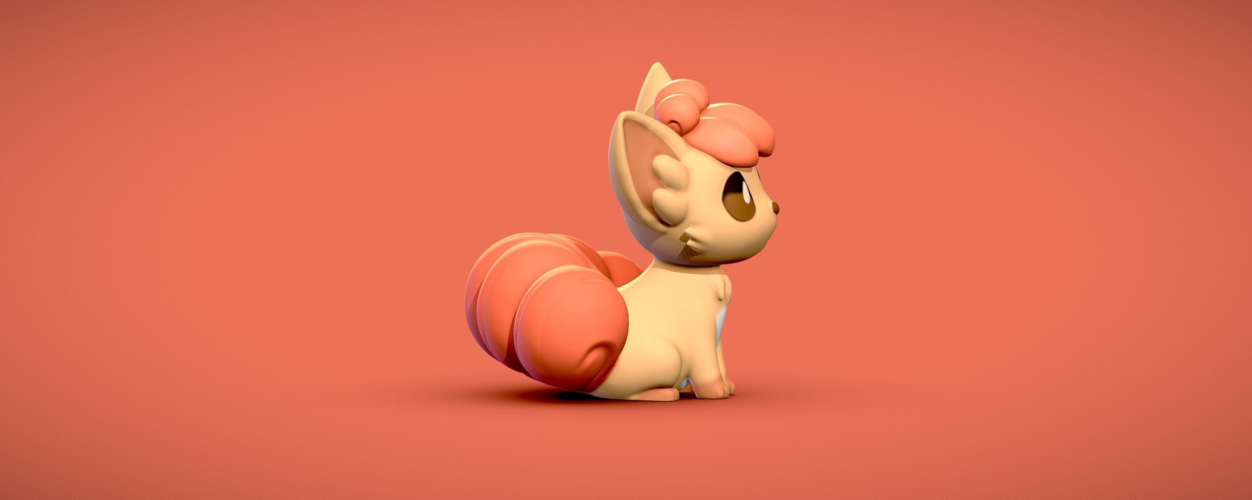 Vulpix - 3D print 3D print model_5