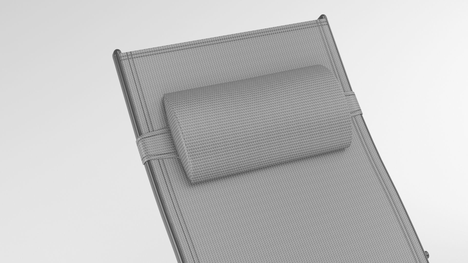  2-Piece Aluminum Chaise Lounge Outdoor Lounge Chair 3D model_6