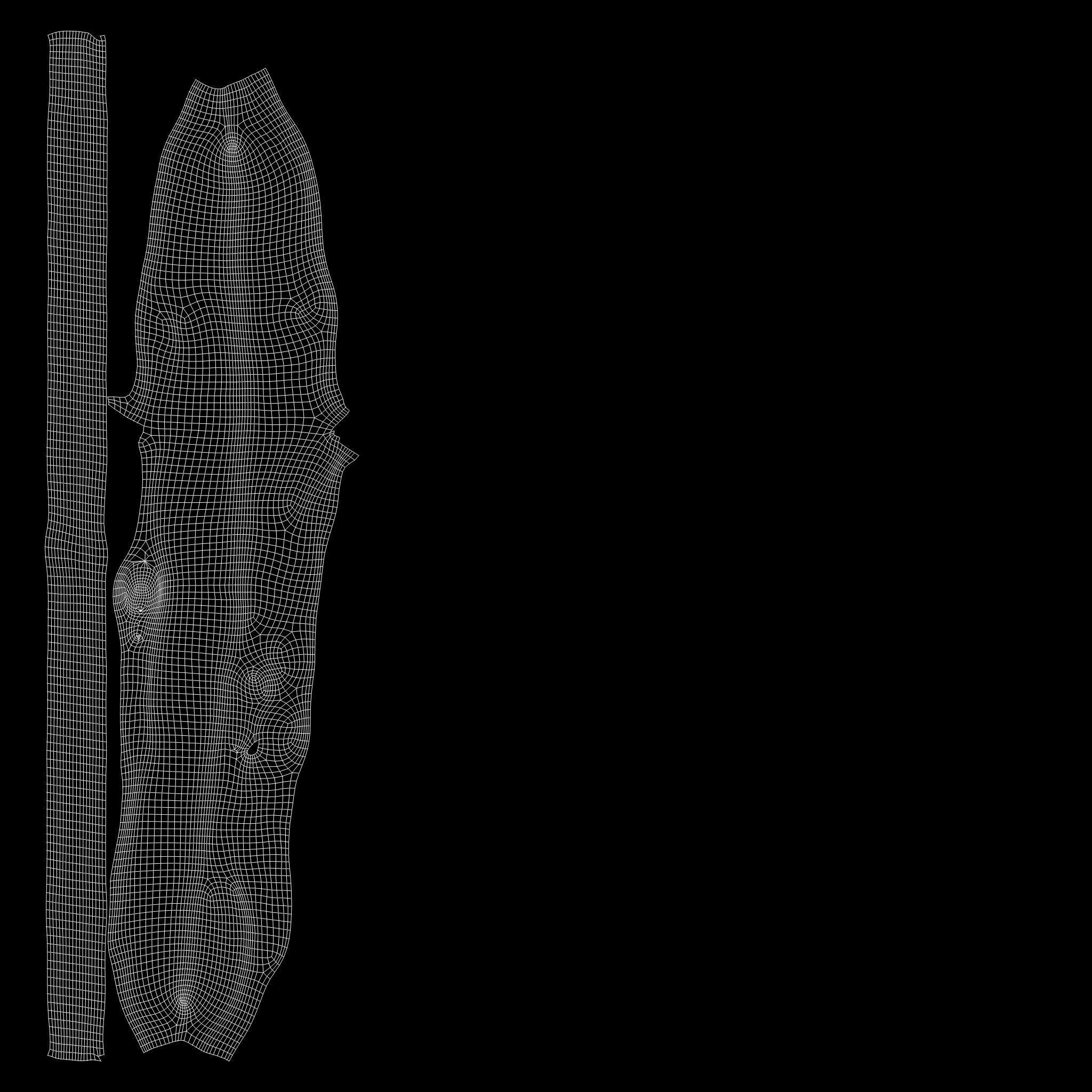 Full Female Rapper Outfit Low-poly 3D model_17