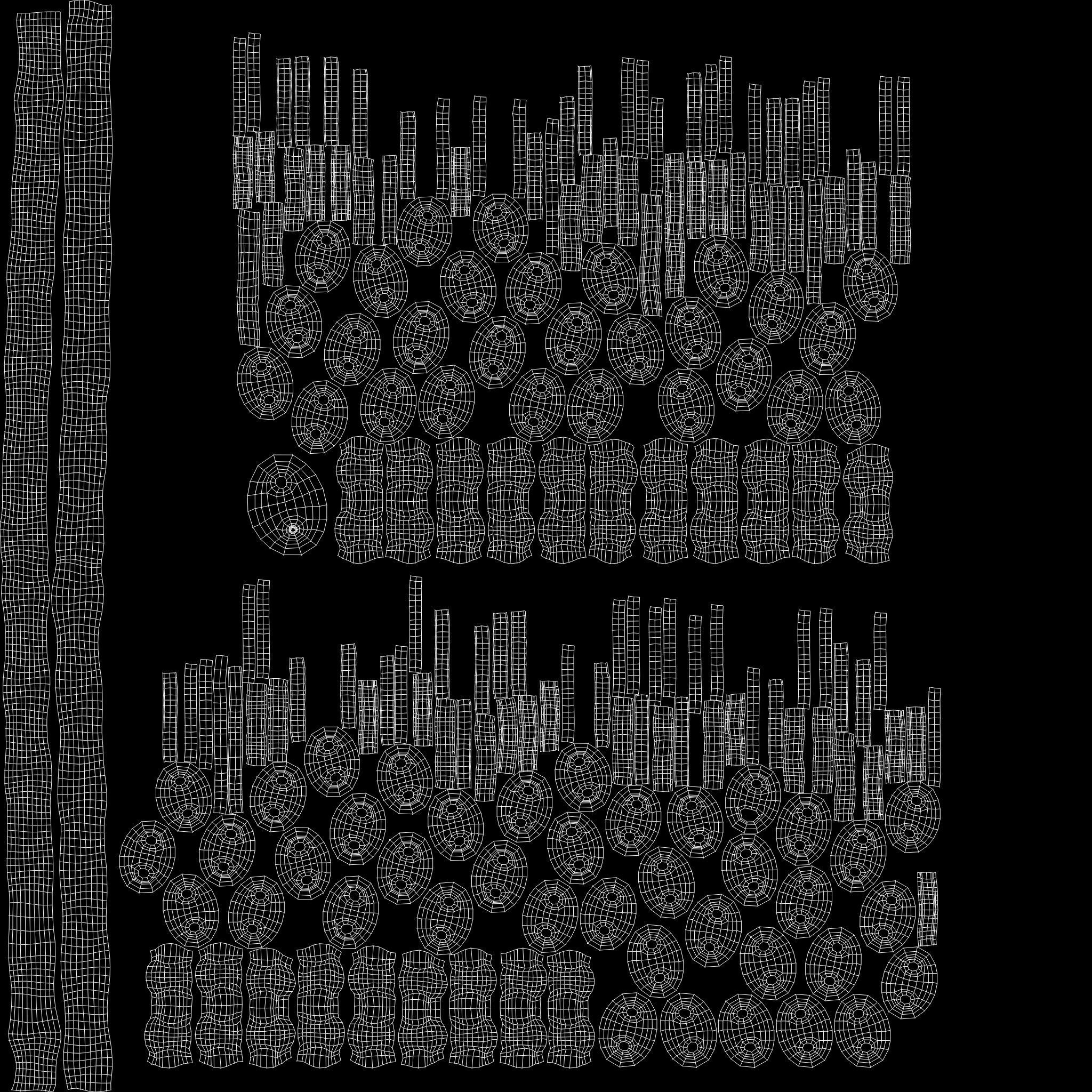 Full Female Rapper Outfit Low-poly 3D model_18