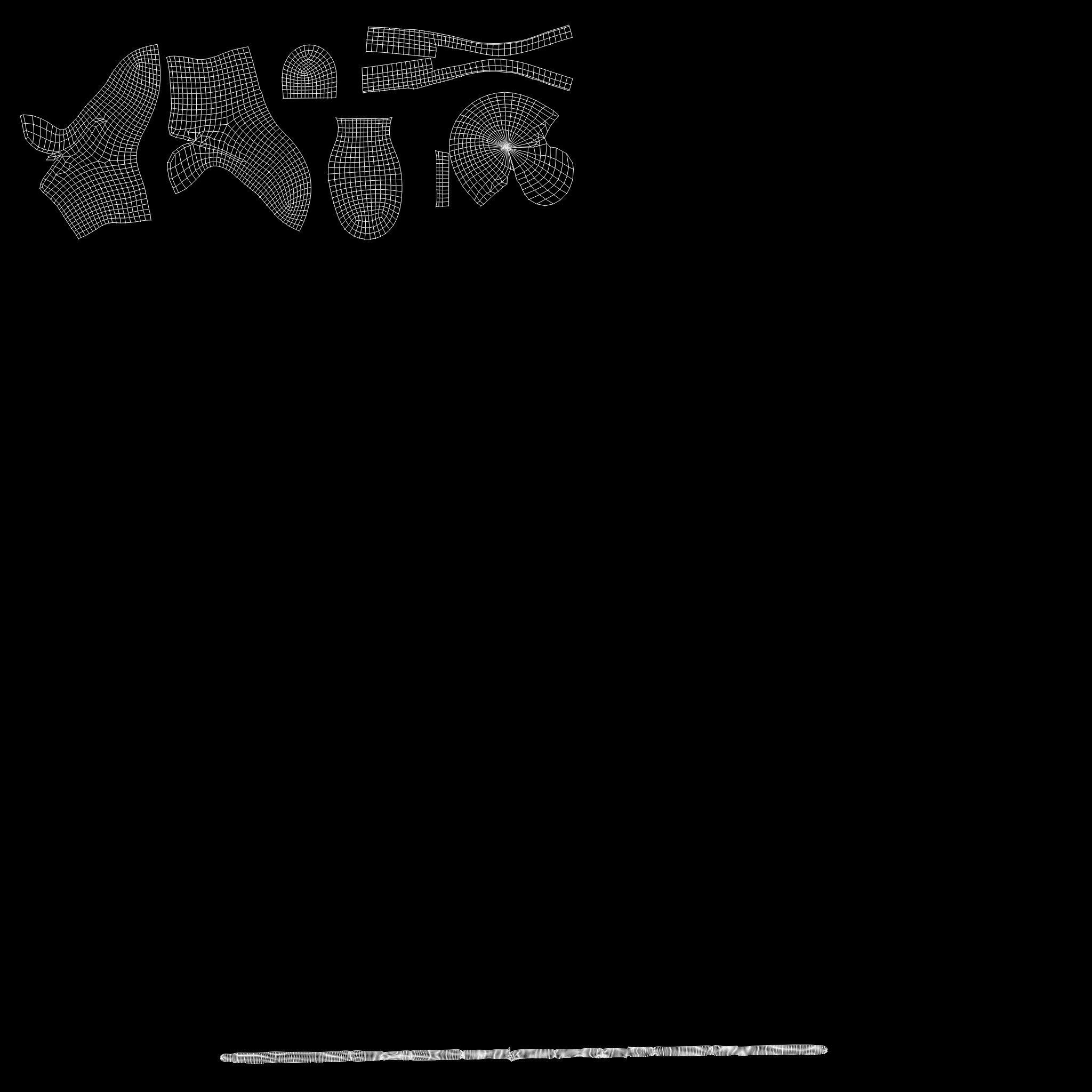 Full Female Rapper Outfit Low-poly 3D model_14