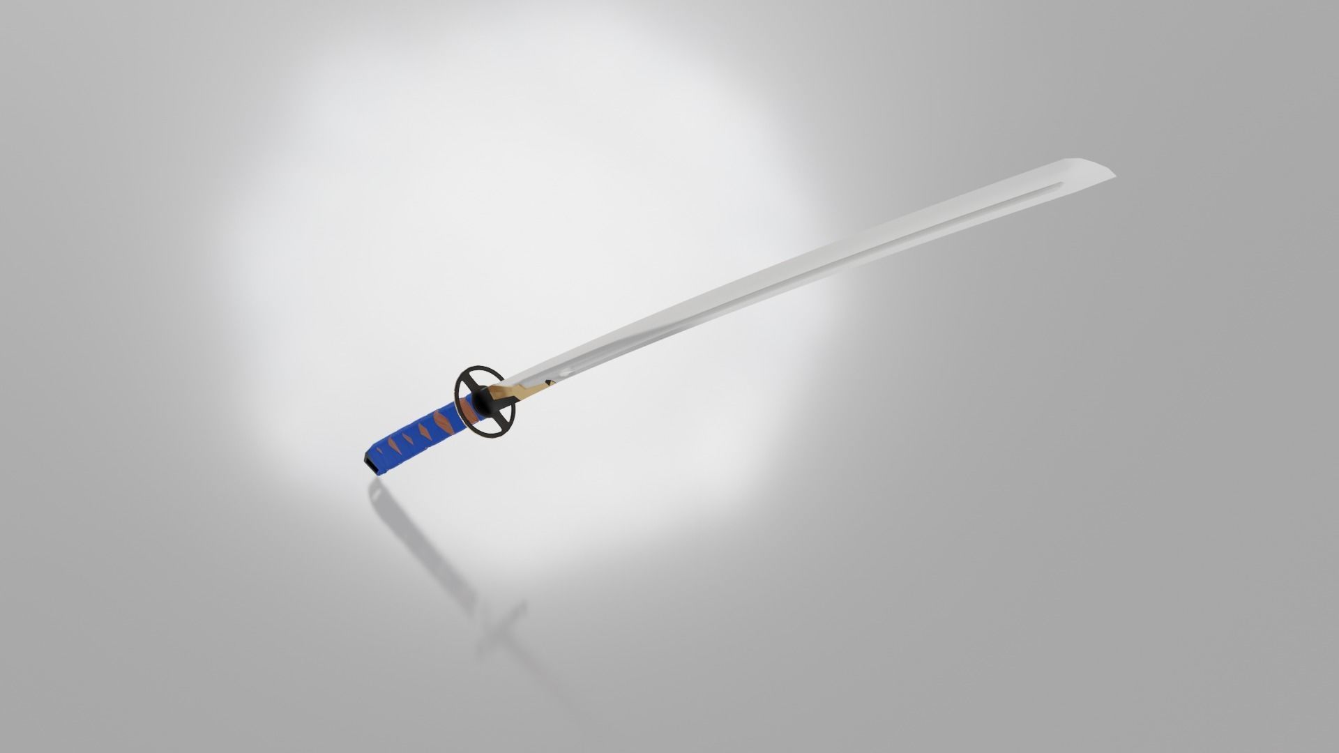 Katana Sword Free 3D model_1