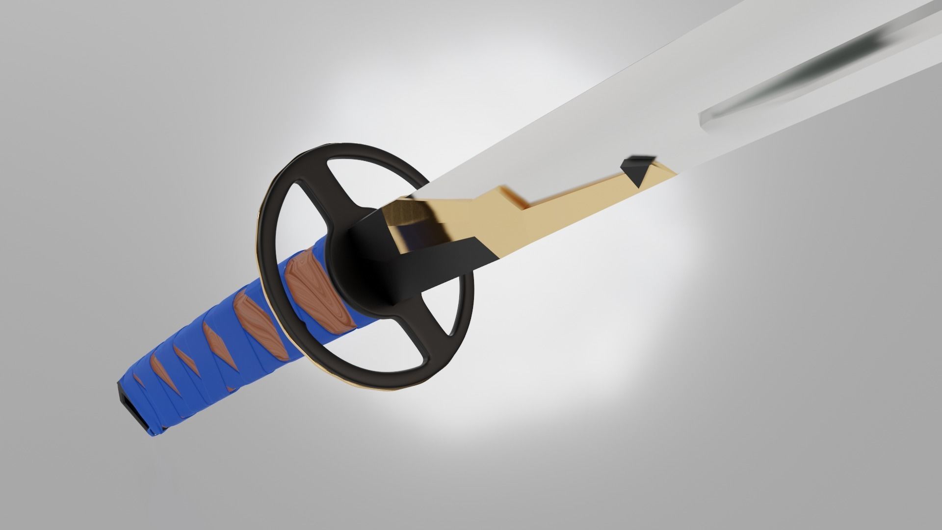 Katana Sword Free 3D model_2