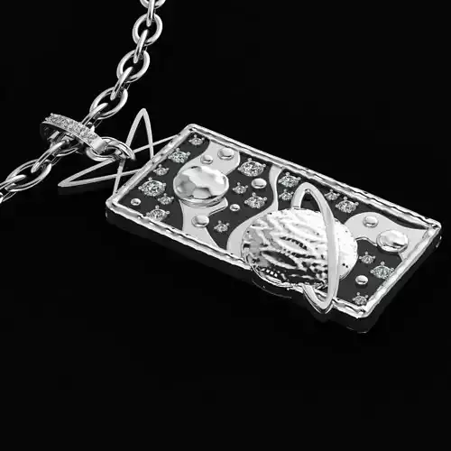 Pendant Outer space 3D print model