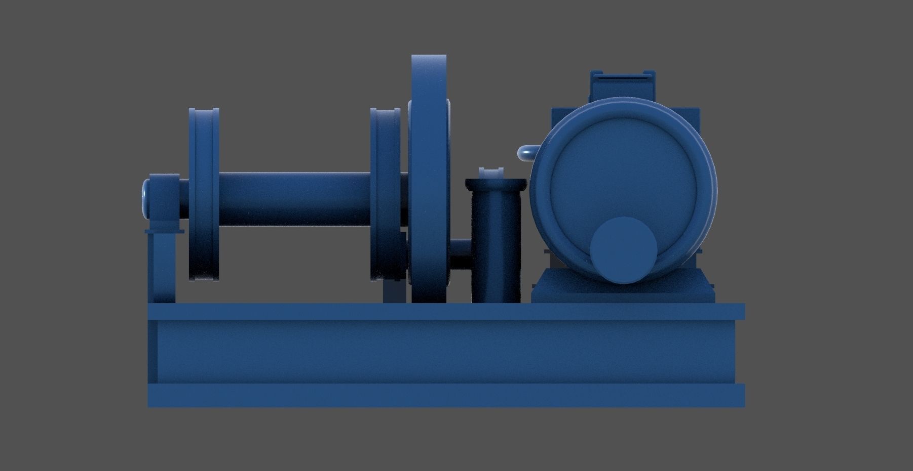 WW2 Littorio Class winches - Personal license - 1-200 scale 3D print model_8